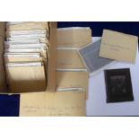 Photographs, collection of celluloid negatives contained in approx. 60 packets, each packet