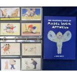 Postcards, Attwell, a good selection of 120+ cards in modern album illustrated by Mabel Lucie