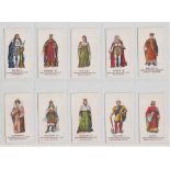 Cigarette Cards, Phillips, Kings and Queens of England (set, 37 cards) (gd)