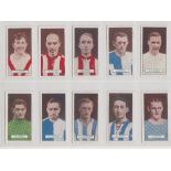 Cigarette cards, Pattreiouex, Footballers Series (Blue Caption) (set, 50 cards) (gd/vg)
