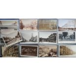 Postcards, London suburbs, a selection of 68 cards of West London with many RP street scenes