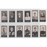 Cigarette cards, Smith's, Footballers (Titled, light blue backs), 12 type cards, mostly London