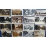 Postcards, London suburbs, a good selection of 60 cards, mainly from SE and SW London with many RP