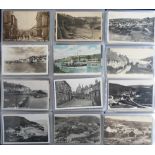 Postcards, Cornwall topographical, approx. 180 cards, RP's & printed, coastal villages, fisherwomen,