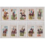 Cigarette cards, BAT (Anon), two part sets, Beauties (tobacco leaf back, p/c inset) (35/52) &