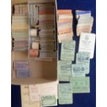 Railwayana, a large qty of rail and bus tickets mostly dating from the 1950s, 60s and 70s. Many