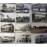 Tram and Trolleybus Photographs, approx. 250 photographs of mainly British trams and trolley buses