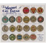 Trade issue, Magnet, Car Badge Album, complete with all 20 metal car discs (album slightly