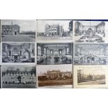 Postcards, Hospitals, a collection of 23 cards RP's and printed, inc. Streatham Home for Incurables,