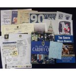 Football, Cardiff City selection inc. books 'The Who's Who of Cardiff City' by Dean Hayes
