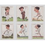 Cigarette cards, Churchman's, Men of the Moment in Sport 1st Series, 'L' size including Bobby