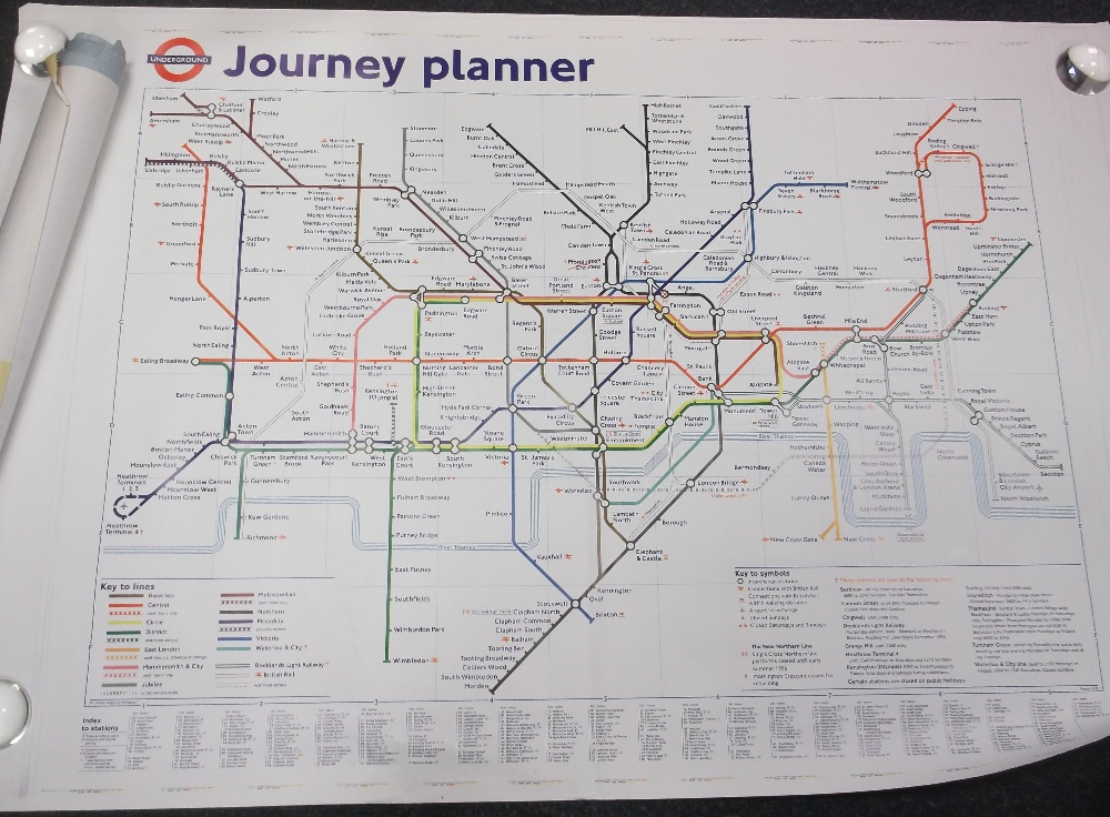 Railwayana, 6 large scale proof sheets, tracing paper plan and maps to show the design of an