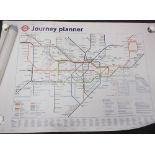 Railwayana, 6 large scale proof sheets, tracing paper plan and maps to show the design of an