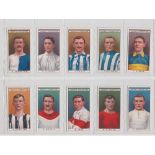 Cigarette Cards, Ogden's, Famous Footballers (set, 50 cards) (gd/vg)