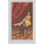 Cigarette card, Churchman's, Beauties, 'GRACC' ref H59, type card, picture no 25 (gd) (1)