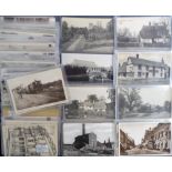 Postcards, Cambridgeshire, approx. 85 cards, RP's & printed, mostly smaller towns & villages, inc.