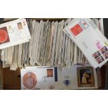 Stamps / Covers, a large collection of approx. 1,000 GB, Commonwealth & Foreign First Day &