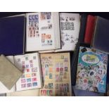 Stamps, a large accumulation of Worldwide stamps in albums and stockbooks early 1900's onwards, mint