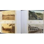 Postcards, UK topographical selection in modern album, approx. 200 cards, various ages, RP's and