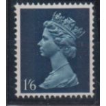 Stamps, 1967-1970 1/6d Machin, SG743a greenish blue omitted, unmounted mint, cat £160