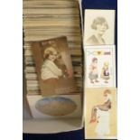 Postcards, a subject selection of approx. 500 cards inc. glamour, (one Kirchner in poor