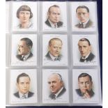 Cigarette cards, an album containing various L size cards, sets and part sets, inc. Player's