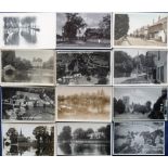 Postcards, London suburbs/Middlesex, a collection of 24 cards of Shepperton mostly RP's (21/24) inc.