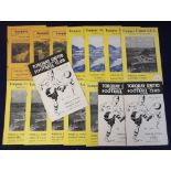 Football programmes, a collection of 15, 1950's, Torquay home programmes inc. Reading, Swindon and