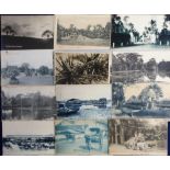 Postcards, Singapore, collection of approx. 40 cards, RP's & printed inc. water cart, ethnic,
