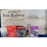 Railway ephemera, assorted rail related items to include LNER poster advertising a Boxing Day trip