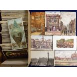 Postcards, Tony Warr Collection, a collection of approx. 450 cards, the majority illustrated UK