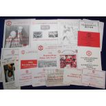 Football Memorabilia, Manchester United, collection of various modern dinner menus and tickets,