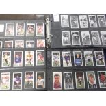 Trade cards, album of 8 complete football sets, Bassett Football 89/90, 90/1, 91/2, 95/6, World