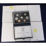 Coins, Royal Mint Proof Coin Sets, 6 sets 1986 x 2, 1987 x 2, 1988 x 2 (vg) (6)