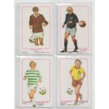Trade Cards, Scottish Daily Express Scotcards (Soccer) 'X' size (set, 24 cards) (vg/ex)