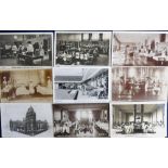 Postcards, Hospitals, a collection of 18 cards RP's and printed, inc. Kings College Hospital