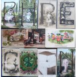 Postcards, Tony Warr Collection, a mixed subject selection of approx. 98 cards inc. Tuck