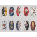 Cigarette cards, Ogden's, A.F.C. Nicknames (set, 50 cards) (mostly gd)