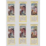Trade cards, Typhoo, Lorna Doone, lemon border, (set, 25 cards plus 85 different slogan variation