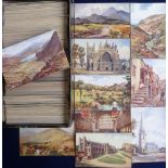 Postcards, a collection of over 600 Valentines published cards arranged in numerical order, mostly