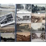 Postcards, a collection of approx. 75 cards of Surrey with RP's of Water Tower Croydon, London Rd