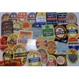 Beer labels, a selection of 30 UK labels, various shapes, sizes and Breweries inc. Morrells Oxford