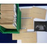 Photographs, collection of celluloid negatives contained in approx. 110 packets, most packets