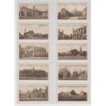 Cigarette cards, 2 sets, Hudden Public Schools and Colleges (50 cards) and Dexter Borough Arms (30