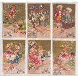 Trade cards, Liebig, Songs 111 (No Music), ref S69 (set, 6 cards) (gd/vg) (6)