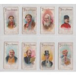 Cigarette card, Franklyn, Davey & Co, Types of Smokers (8/10, missing nos 4 & 5) (all grubby, only