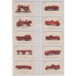 Cigarette Cards, Benson & Hedges, Ancient and Modern Fire Fighting Equipment (set, 48 cards) (vg)