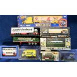 Model Lorries, Trams, Buses and Tankers, 28 mainly boxed die cast and plastic models, mostly Corgi