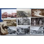 Postcards, UK topo, mixed aged selection of approx. 180 cards, various locations inc. Yorks,