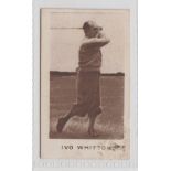 Trade card, Australia, Macrobertson's, Australian Sporting Series, type card, Golf, no 36, Ivo